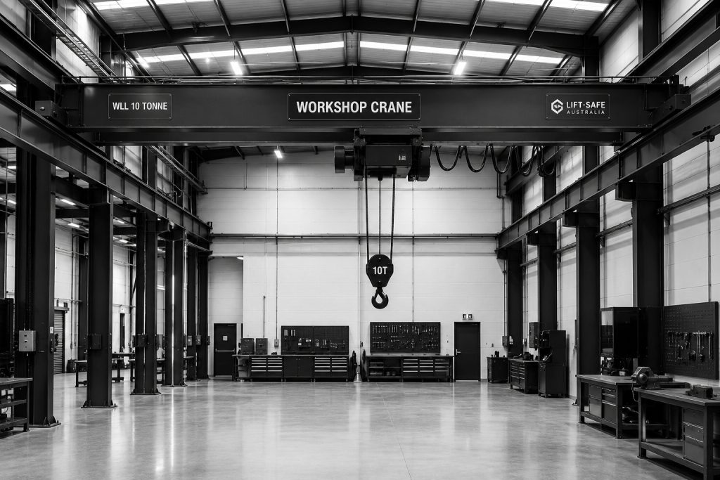 Industrial workshop crane