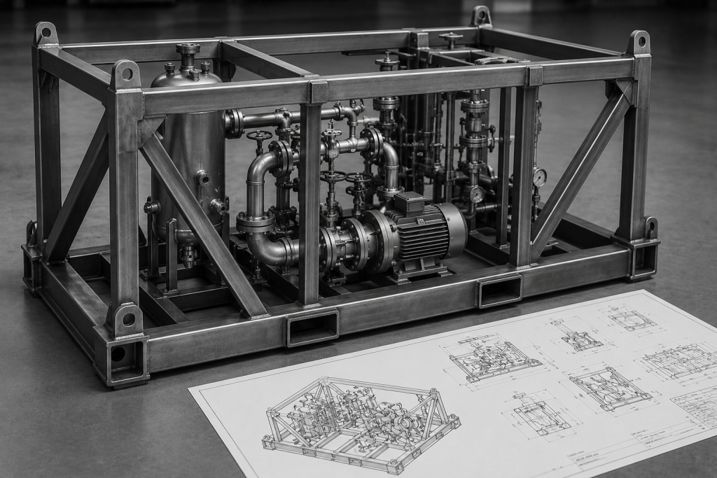 Modular Skid and Transport Frame Design